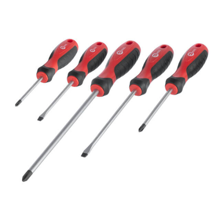 Набір інструментів, проф., 1/2" + 1/4", Cr-V, 78 од., головки: 4-32 мм, біти 18 од., подовж. головки: 8-13 мм, ключі: 8-19 мм, кейс