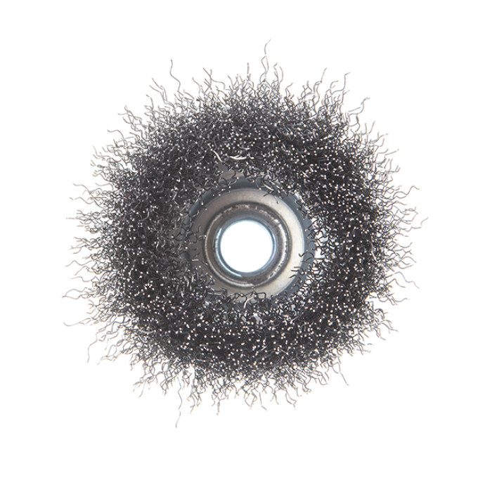 Щітка чашкова, 75 мм, M14, кручений дріт, для КШМ, 12500 об/хв