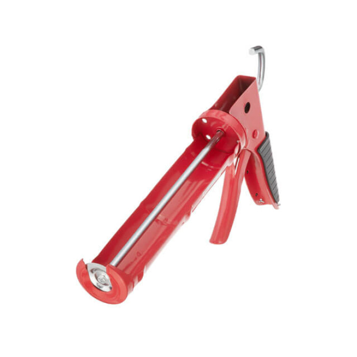 Пістолет для видавлювання силікону, 300 мл, прогумована рукоятка