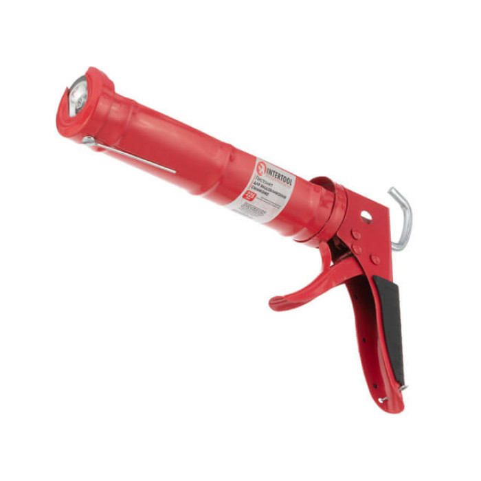 Пістолет для видавлювання силікону, 300 мл, прогумована рукоятка