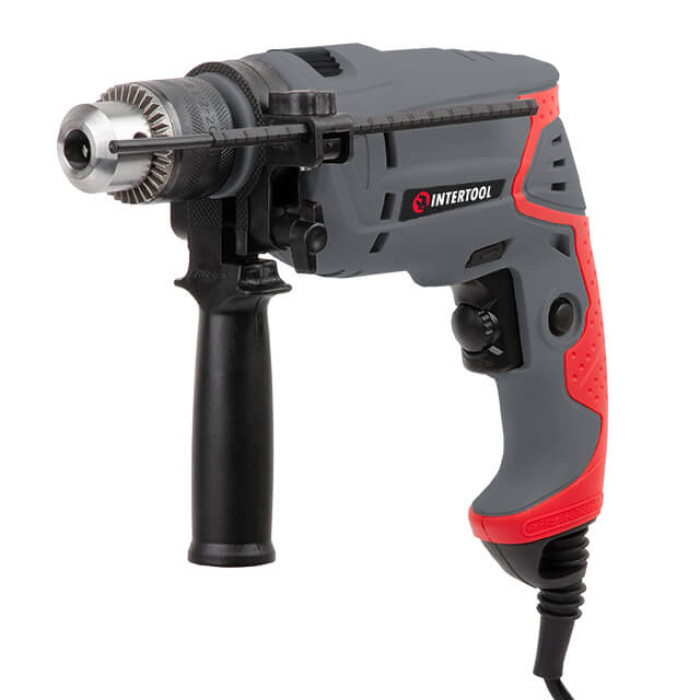 Дриль ударний, 0,55 кВт, 0-2800 об/хв, 1,5-13 мм, реверс, плавне регулювання