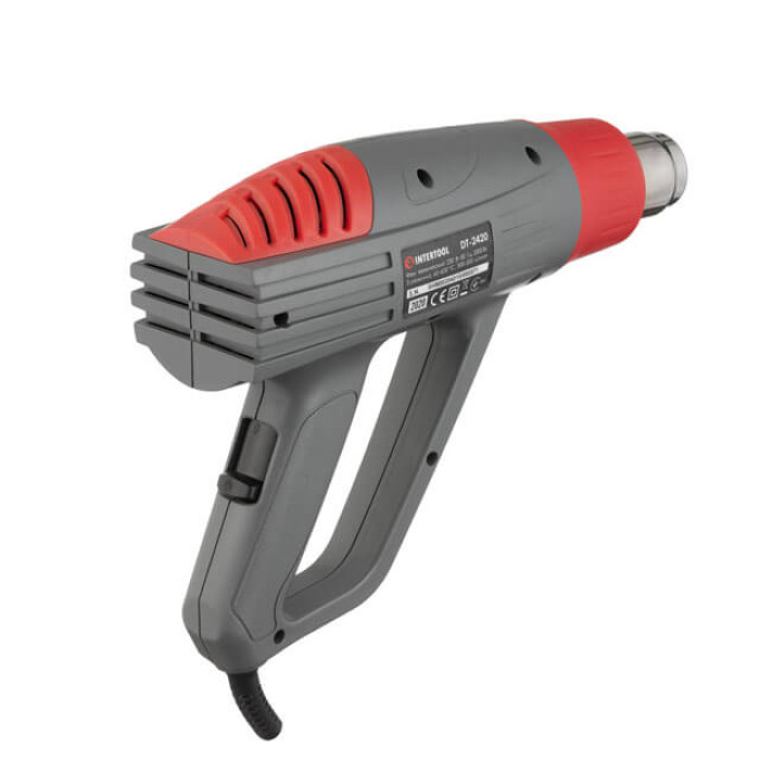 Фен технiчний, 2,0 кВт, 3 режими, 60-600 °C, 300-500 л/хв