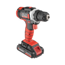 Дриль-шурупокрут акумуляторний, Li-Ion, 18 В, 25 Nm, 0-400/0-1500 об/хв, 1,3 Аг