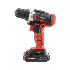 Дриль-шурупокрут акумуляторний, Li-Ion, 18 В, 25 Nm, 0-400/0-1500 об/хв, 1,3 Аг