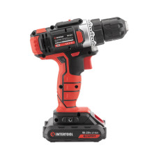 Дриль-шурупокрут акумуляторний, Li-Ion, 18 В, 25 Nm, 0-400/0-1500 об/хв, 1,3 Аг