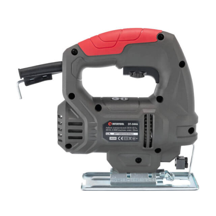 Електролобзик, 0,5 кВт, 0-3000 хід/хв, глибина розпилу 55 мм