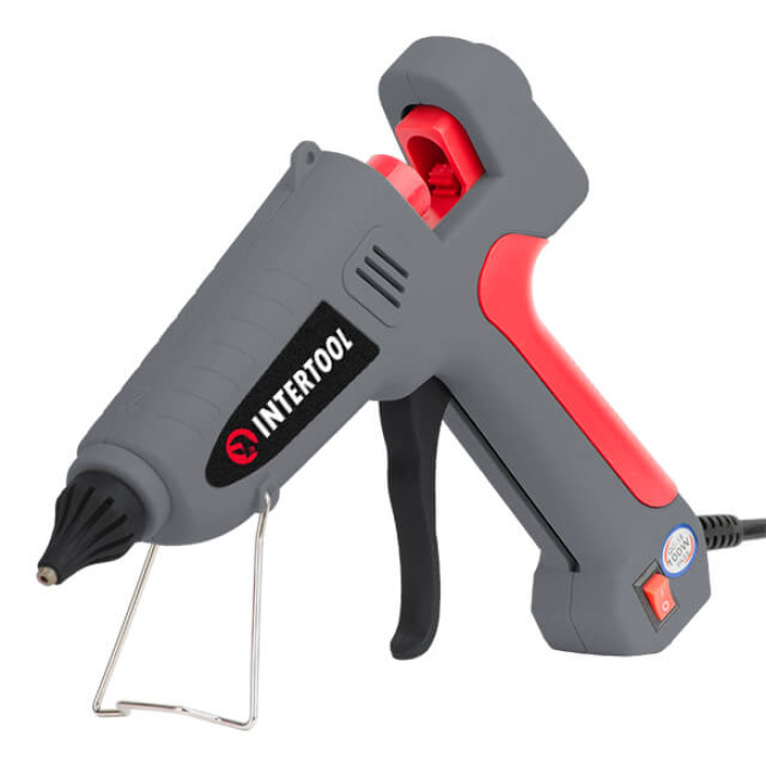 Пістолет клейовий 100(300) Вт, 215-230°C, під стрижні 10,8-11,5 мм, 13-30 г/хв