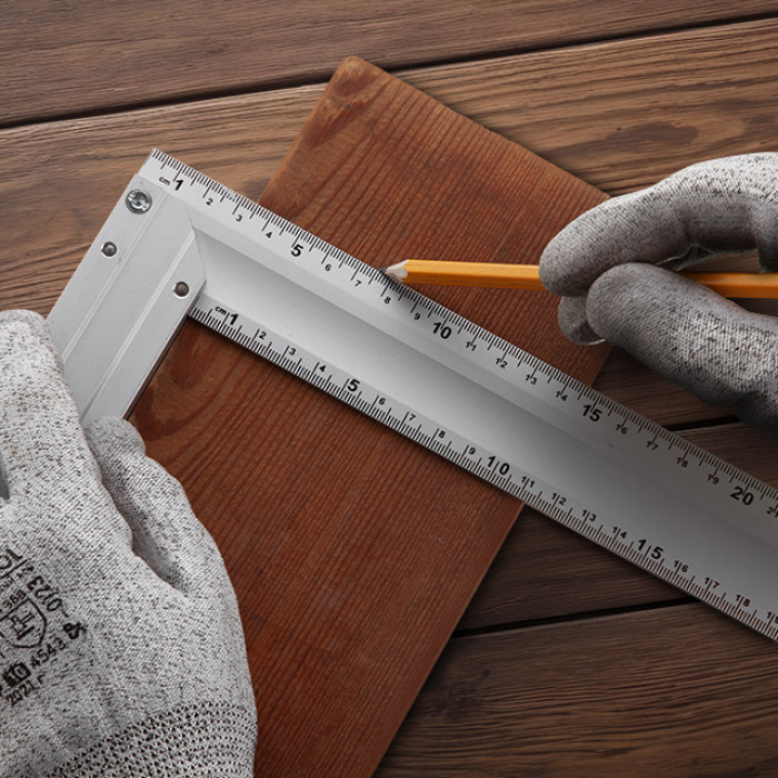 Косинець будівельний алюмінієвий, 400 мм