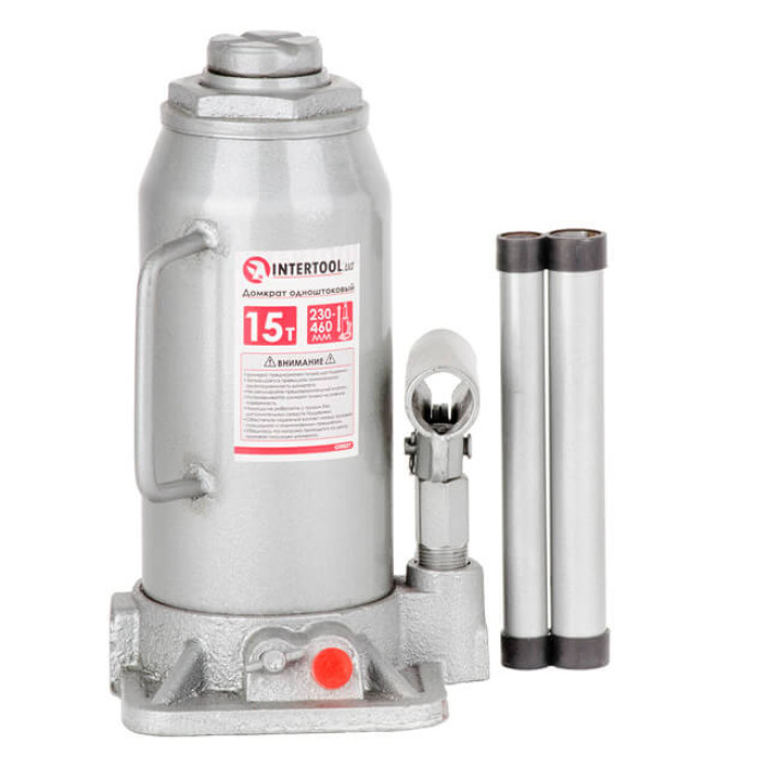 Домкрат "стовпчик" одноштоковий 15т, 230-460 мм