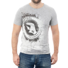 Футболка сіра меланж L 100% хлопок