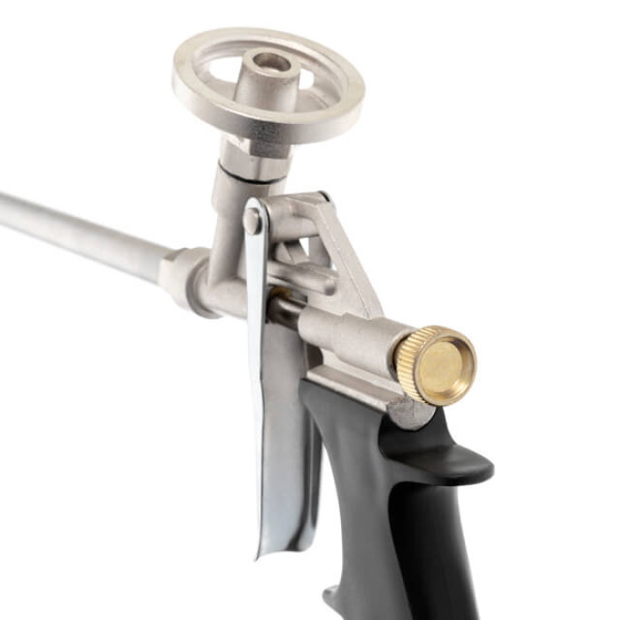 Пістолет для піни, з довгим носиком 500 мм, 4 насадки
