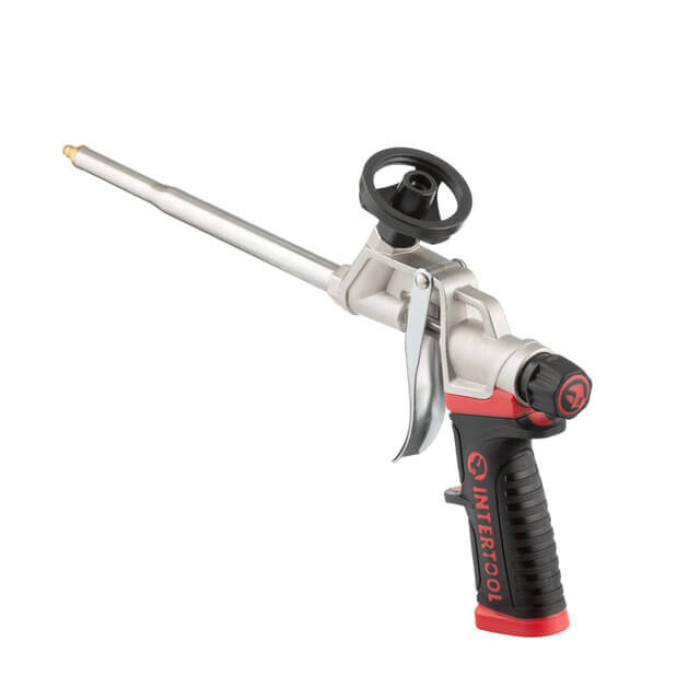 Пістолет для піни, з тефлоновим покриттям тримача балона, 4 насадки, STORM