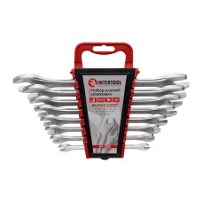 Набір ключів ріжкових, 8 шт., 6-22 мм Cr-V