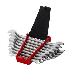 Набір ключів ріжкових, 8 шт., 6-22 мм Cr-V