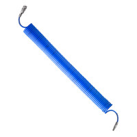 Шланг спіральний поліуретановий, 5,5×8 мм, 20 м, зі швидкороз'ємними з'єднаннями