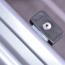 Драбина алюмінієва, 5 сходинок, висота: 1565 мм, висота до платформи: 1065 мм, 150 кг