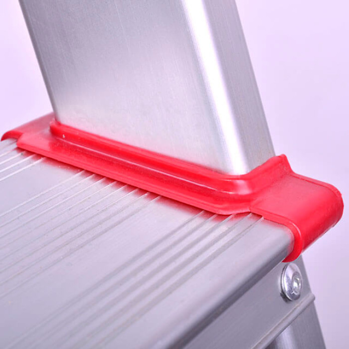 Драбина алюмінієва, 8 сходинок, висота: 2248 мм, висота до платформи: 1720 мм, 150 кг