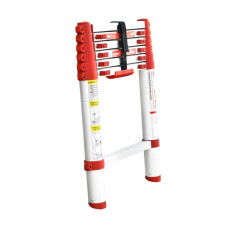Драбина алюмінієва, телескопічна, 6 сход., 1,98 м, 150 кг