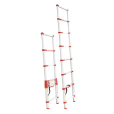 Драбина алюмінієва, телескопічна, 8 сход., 2,60 м, 150 кг