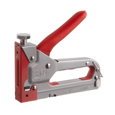 Степлер будівельний, під скобу 11,3×0,7×4-14 мм, прогумоване руків’я