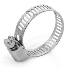 Хомут сталевий оцинкований, 8 мм, Ø - 14-27 мм