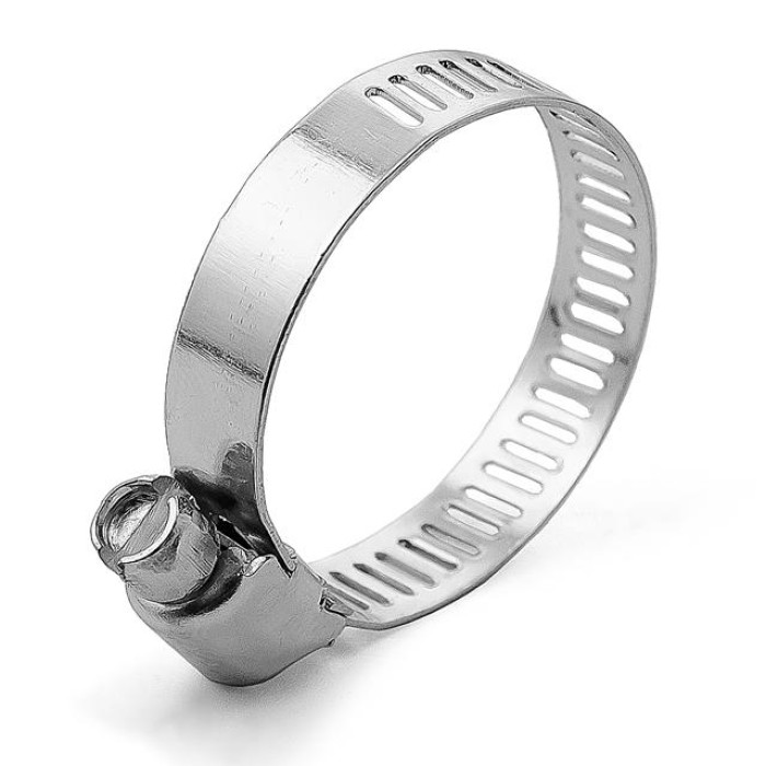 Хомут сталевий оцинкований, 8 мм, Ø - 18-32 мм