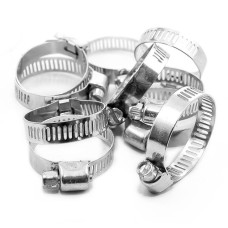 Хомут сталевий оцинкований, 8 мм, Ø - 18-32 мм