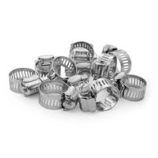 Хомут сталевий оцинкований, 12,7 мм, Ø - 13-23 мм