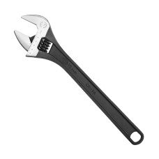 Ключ розвідний, 380 мм, Cr-V, чорний, фосфатований