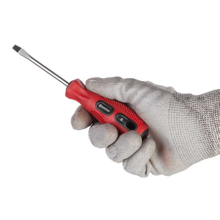 Викрутка шлицьова, SL5×75 мм, Cr-V