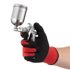 Фарбопульт пневматичний HP MINI, форсунка: 0,5 мм, верхній металевий бачок: 200 мл, 5 бар