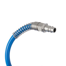 Шланг спіральний поліуретановий 6,5×10 мм, 10 м, зі швидкороз'ємними з'єднаннями