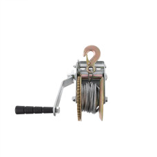 Лебідка важільна барабанна, тягове зусилля 450 кг, сталевий трос