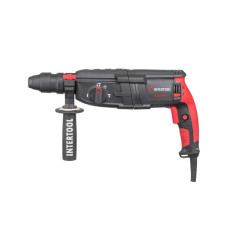 Перфоратор, 1,0 кВт, 3,2 Дж, 0-1300 об/хв, 0-5100 уд/хв, 3 режими, знімний швидкозатискний патрон
