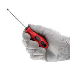 Викрутка шлицьова, SL3×75 мм, Cr-V