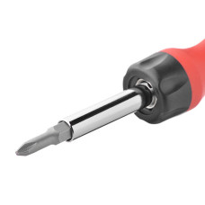 Викрутка 4 в 1 з двосторонніми насадками, Cr-V