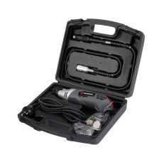 Шліфмашина пряма (гравер) 170 Вт, 8000-35000 об/хв., кейс, аксесурари - 40 од., гнучкий вал