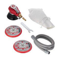 Шліфмашина пневматична ексцентрикова 150 мм, до 6,3 атм, 9000 об/хв, 340 л/хв