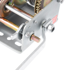 Лебідка важільна барабанна, тягове зусилля 900 кг, сталевий трос