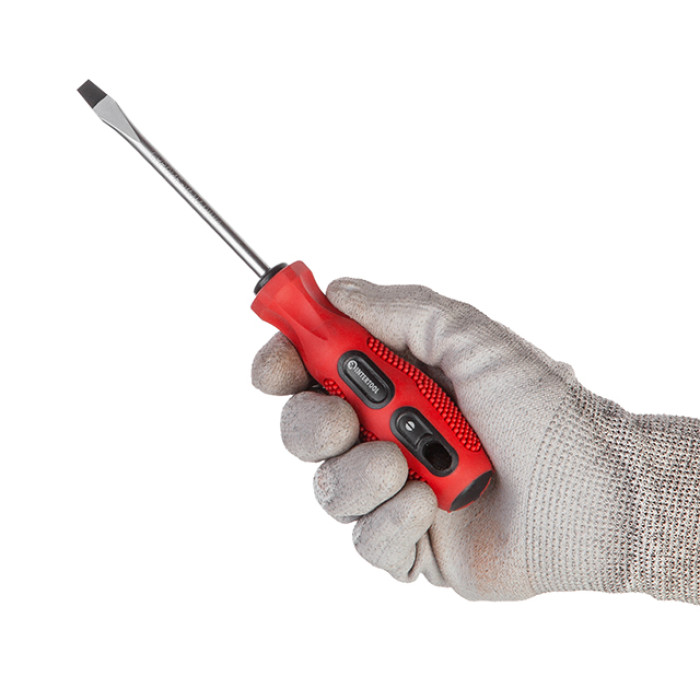 Викрутка шлицьова, SL6×100 мм, Cr-V