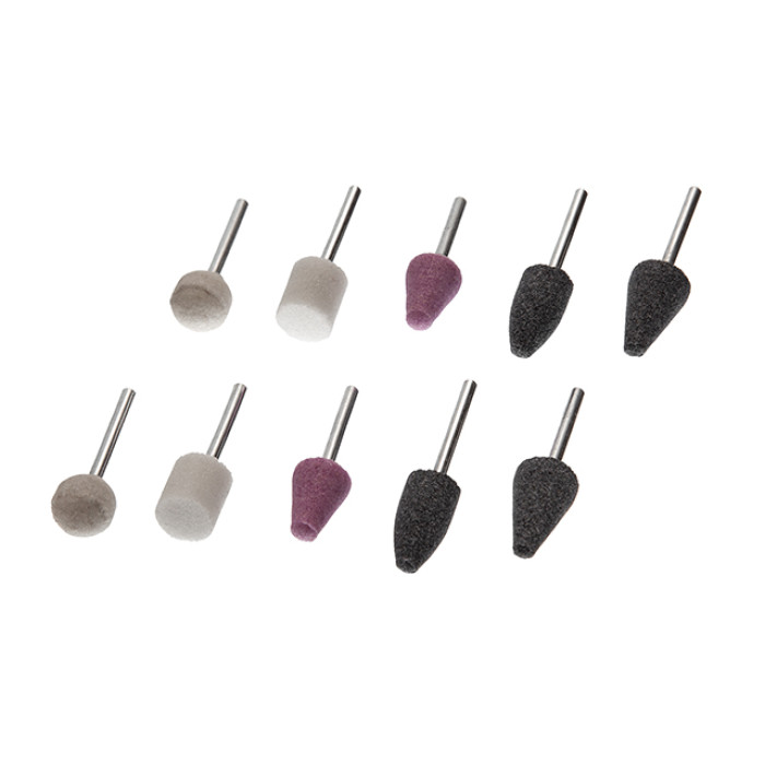 Набір шліфувальних каменів, 10 шт.