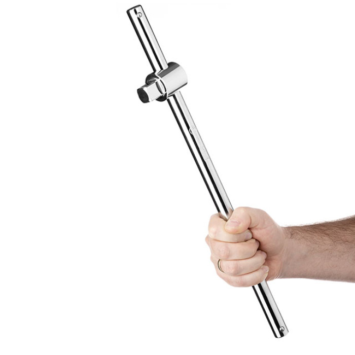 Набір інструментів, проф., 3/4", Cr-V, 26 од., головки: 22-50 мм і 7/8"-2", кейс