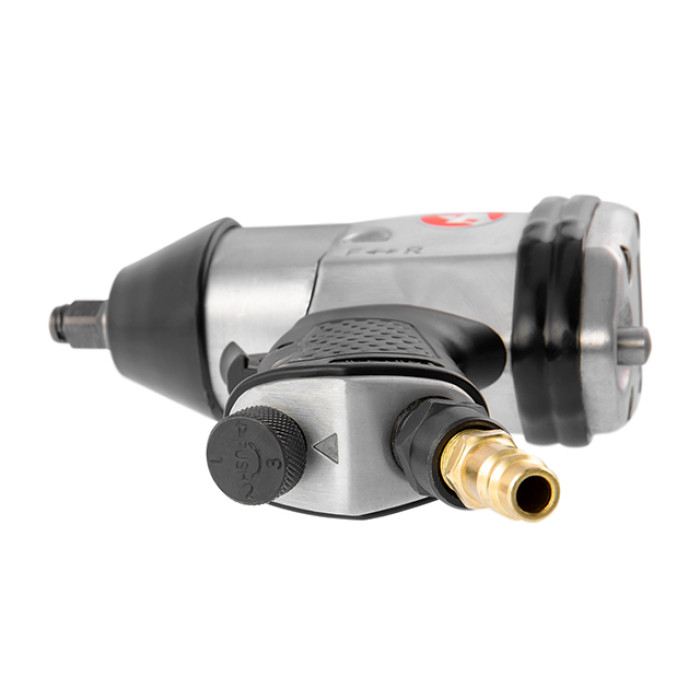 Гайковерт пневматичний 1/2", до 6 атм, 345 Нм, 7000 об/хв, 260 л/хв, набір головок 17 од., кейс