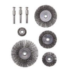 Набір щіток дротяних для дриля, 5 од. (25, 40, 50, 60, 75 мм)