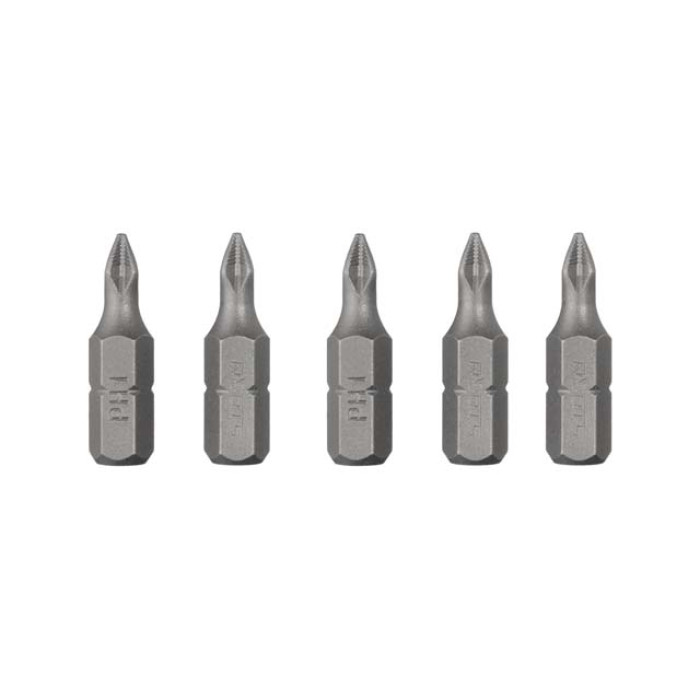 Комплект викруткових насадок, PH1, 1/4"×25 мм, ACR, S2, 5 од., STORM