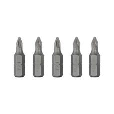 Комплект викруткових насадок, PZ1, 1/4"×25 мм, ACR, S2, 5 од., STORM