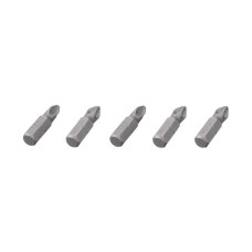 Комплект викруткових насадок, PZ2, 1/4"×25 мм, ACR, S2, 5 од., STORM