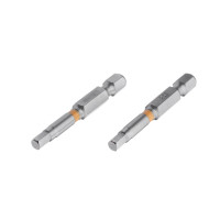 Комплект викруткових насадок Hex H4.0 1/4 "* 50мм, S2, уп. 2 од., STORM