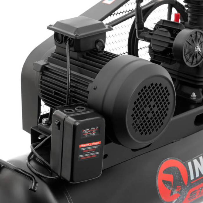 Компресор, 100 л, 4,0 кВт, 380 В, 10 атм, 600 л/хв, 3 циліндри, 80 дБ