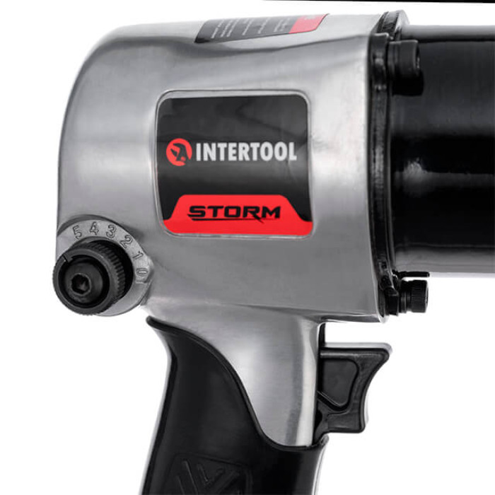 Гайковерт пневматичний 1/2", професійний, до 6 атм, 576 Нм, 7500 об/хв, 230 л/хв, STORM